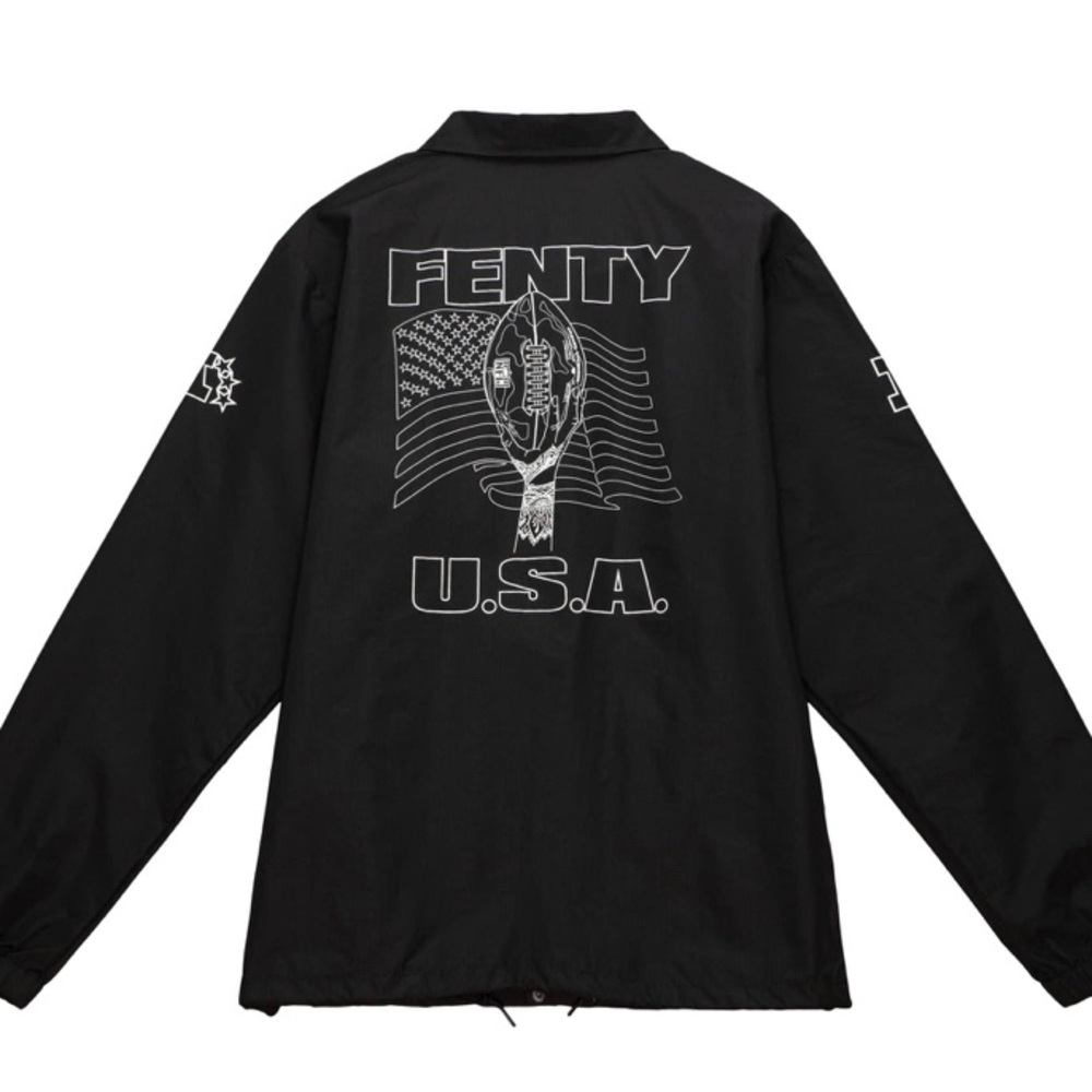 Mitchell & Ness Savage X Fenty Super Bowl LVII NFL Coach’s Jacket Sizes M, L
